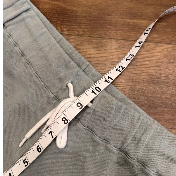 Monrow Supersoft Vintage Lounge Set w/ Silky Stripes in Sage Green size Medium - Picture 13 of 15